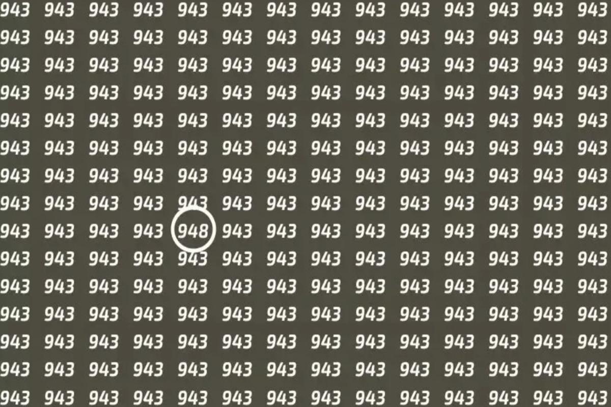 Försök att hitta numret 948