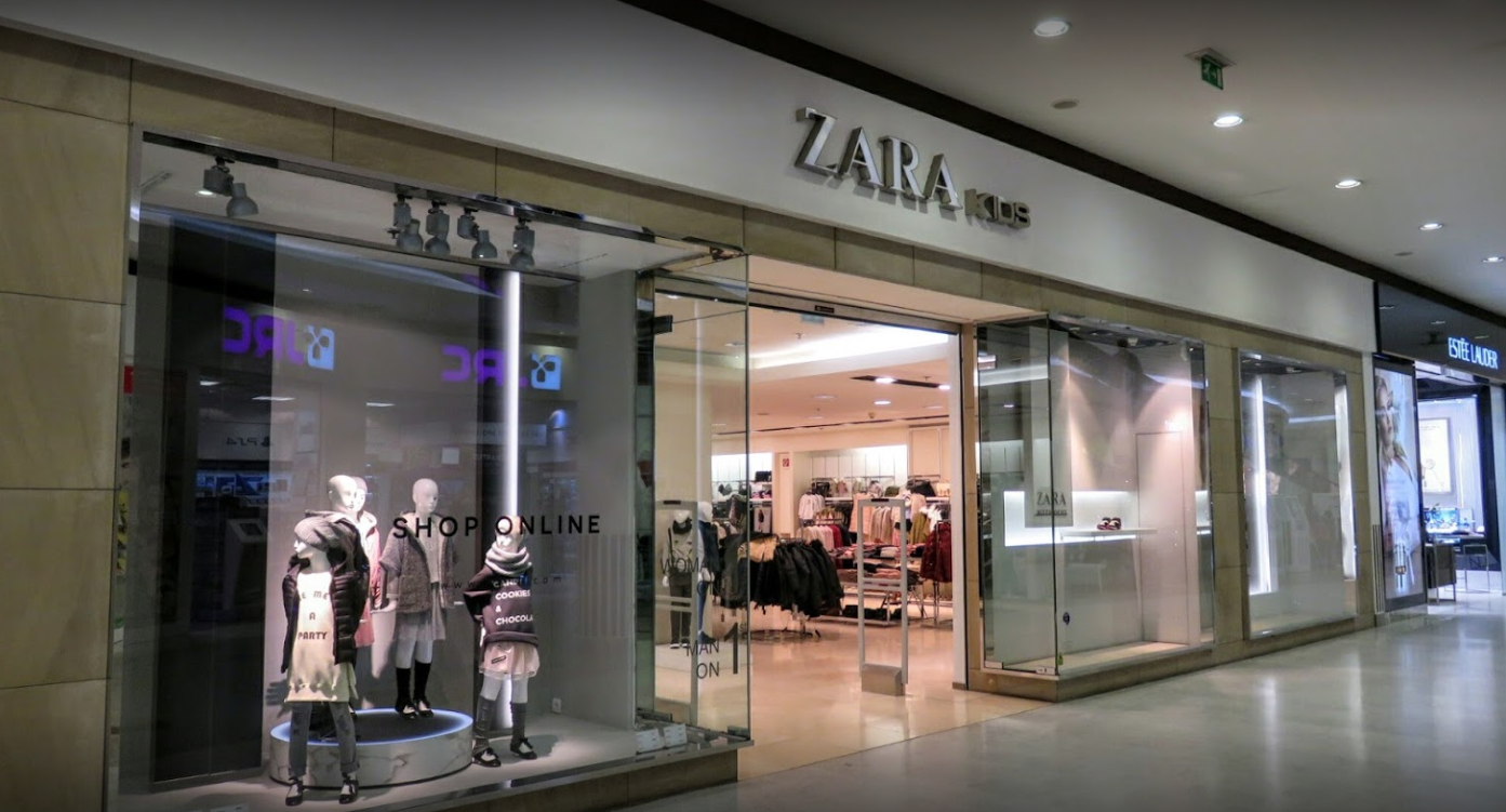 Obchod Zara Nový Smíchov Shopping Centre